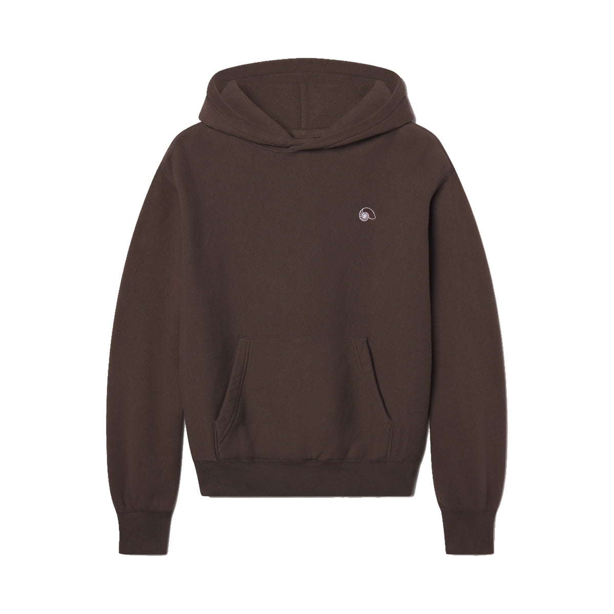 AARON LEVINE HOODED SWEATSHIRT BROWN
