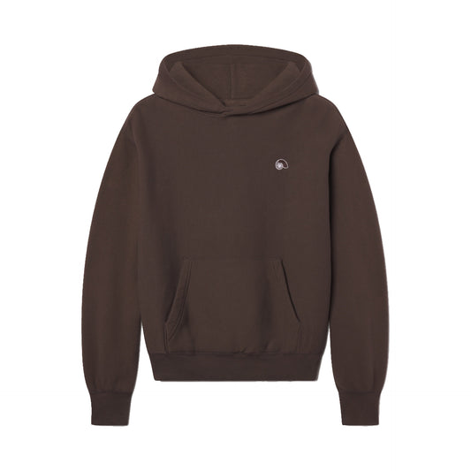 AARON LEVINE HOODED SWEATSHIRT BROWN