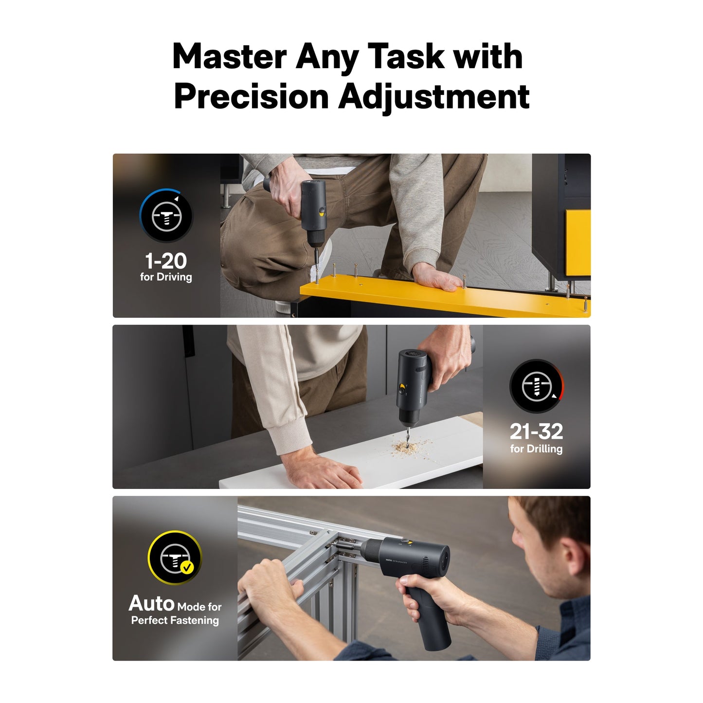 HOTO 16V Brushless Drill