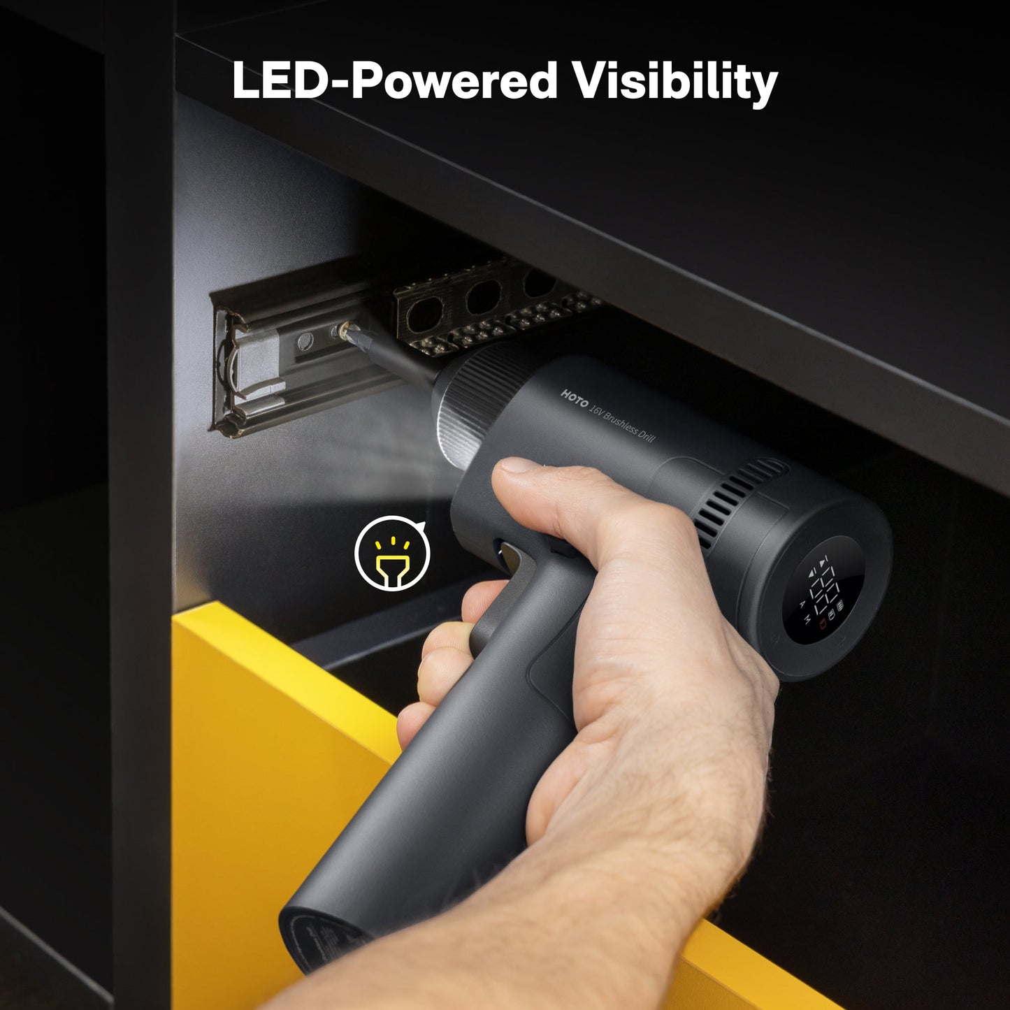 HOTO 16V Brushless Drill