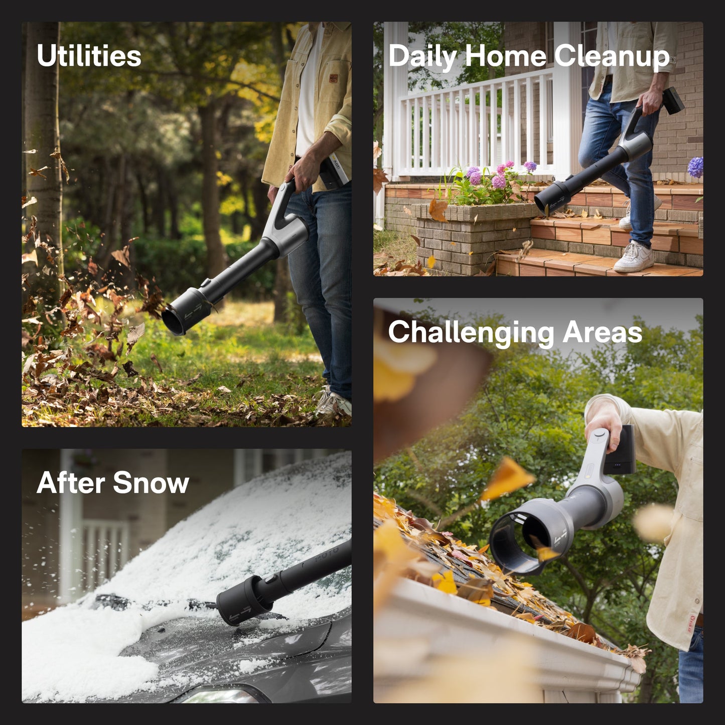 HOTO 20V Cordless Leaf Blower