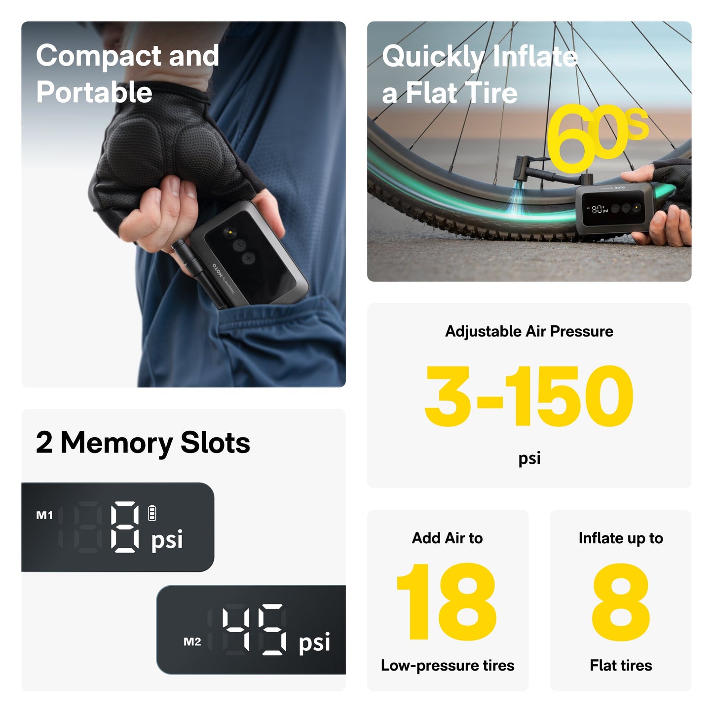 HOTO Air Pump Pocket