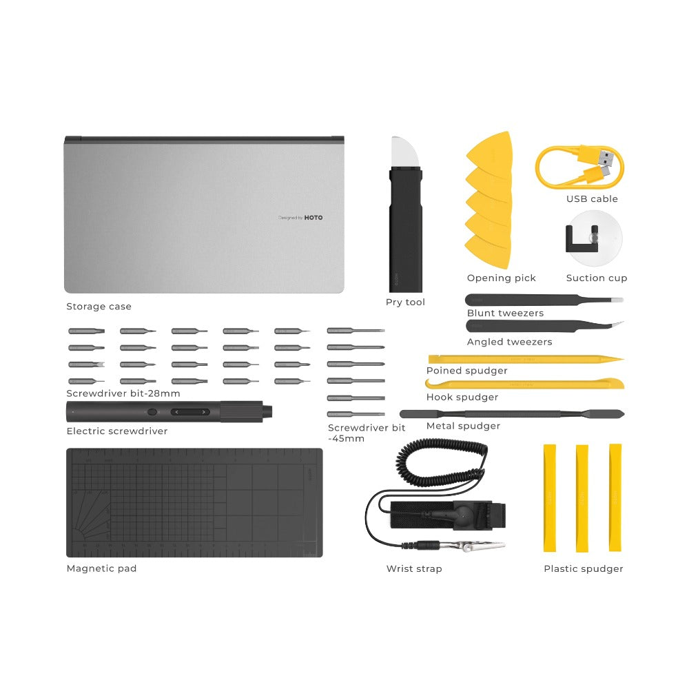 HOTO Electric Precision Screwdriver Kit Pro