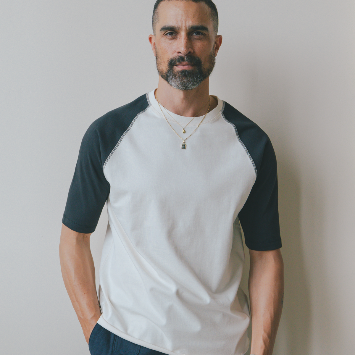Half Sleeve Tee in Organic Cotton