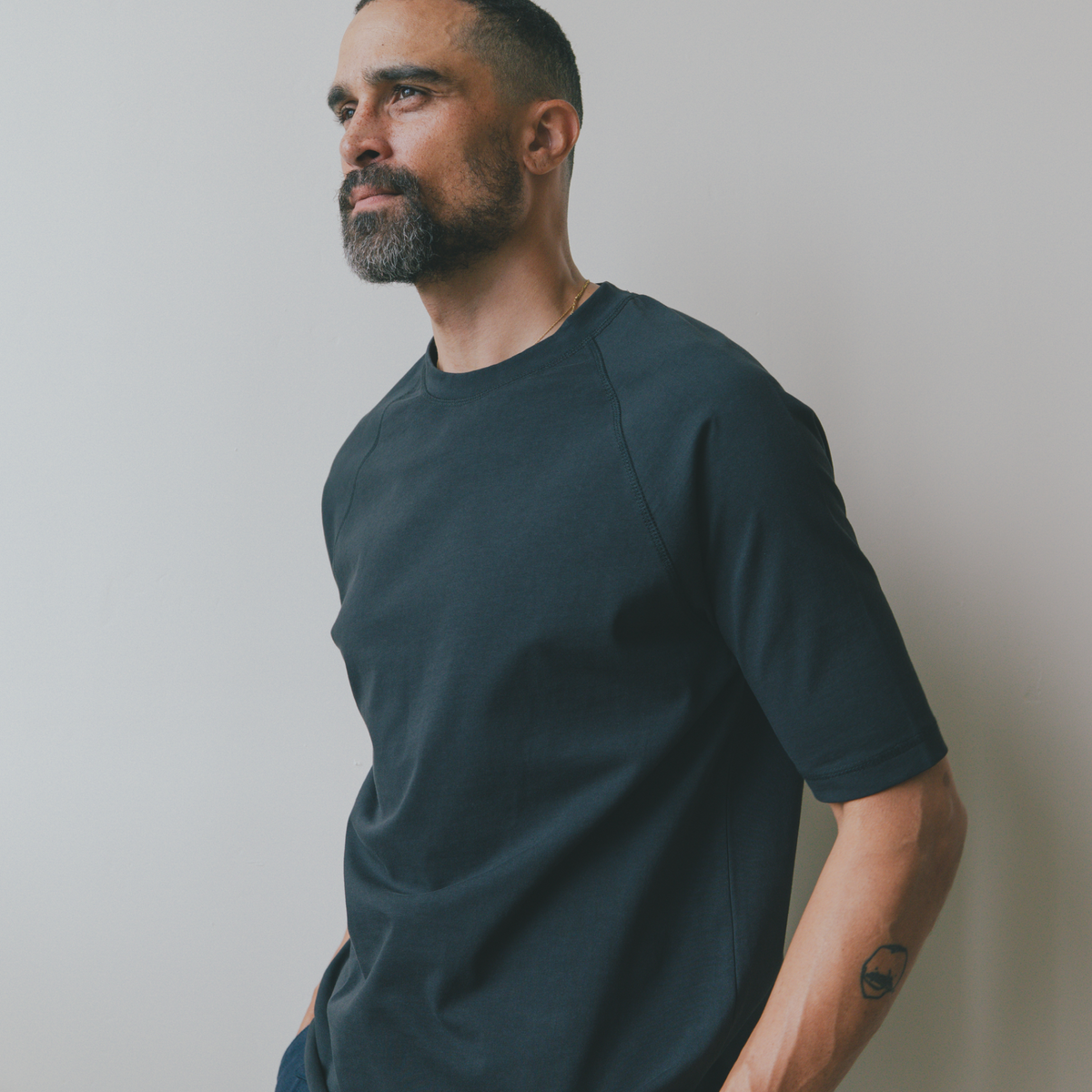 Half Sleeve Tee in Organic Cotton
