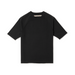 Half Sleeve Tee in Organic Cotton - Obsidian