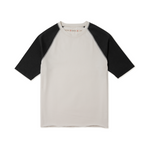 Half Sleeve Tee in Organic Cotton - Half & Half