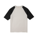 Half Sleeve Tee in Organic Cotton - Half & Half