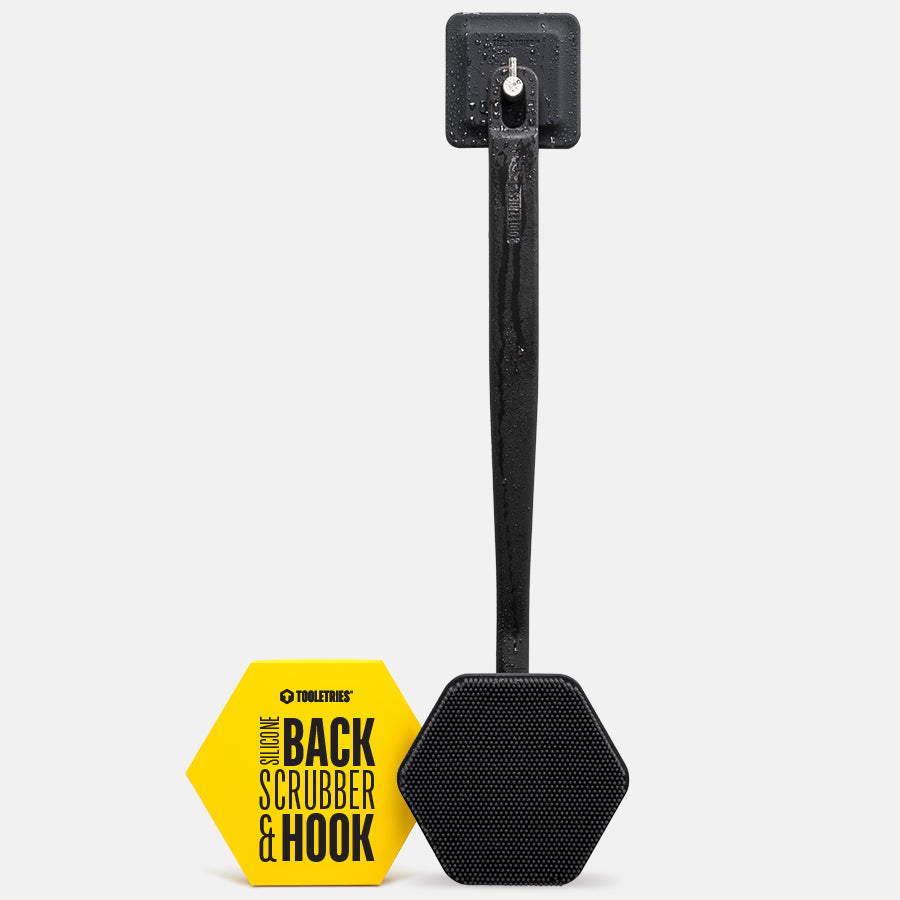 Tooletries Back Scrubber & Hook