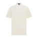 Asher Golf Herringbone Polo - Bone