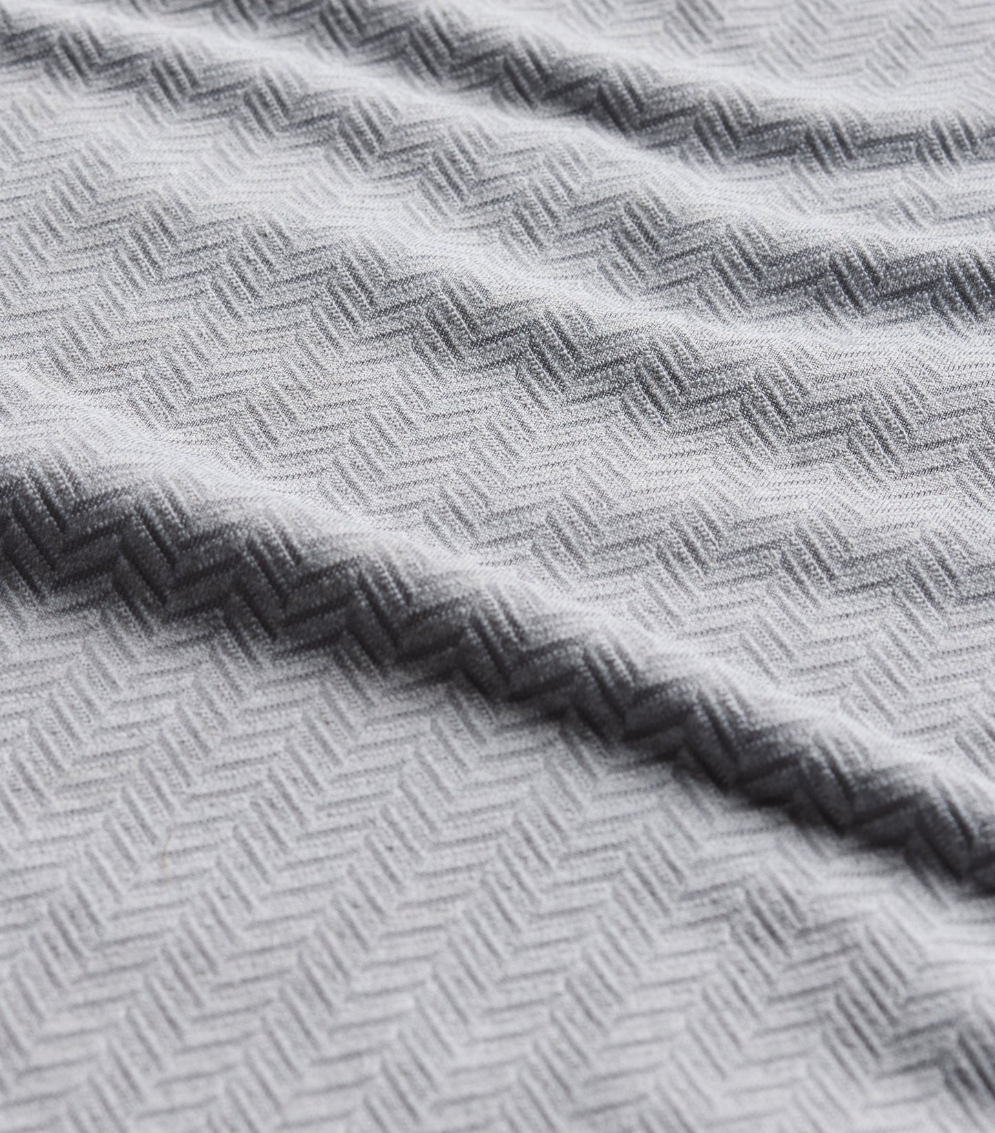 Asher Golf Herringbone Polo