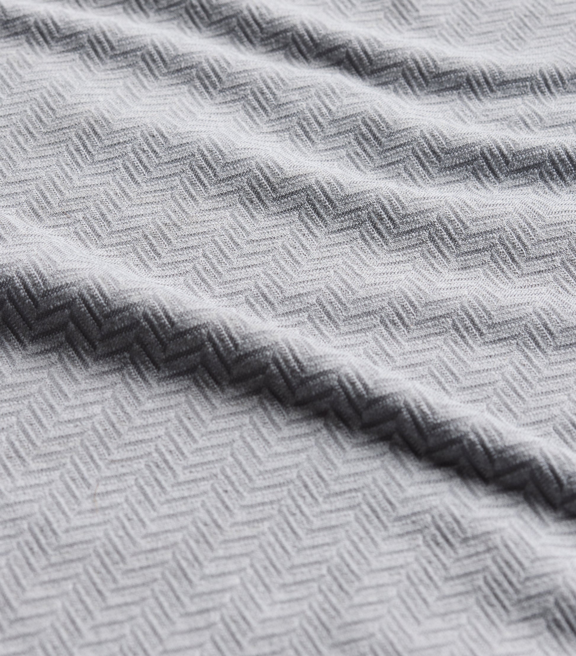 Asher Golf Herringbone Polo