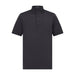 Asher Golf Herringbone Polo - Onyx