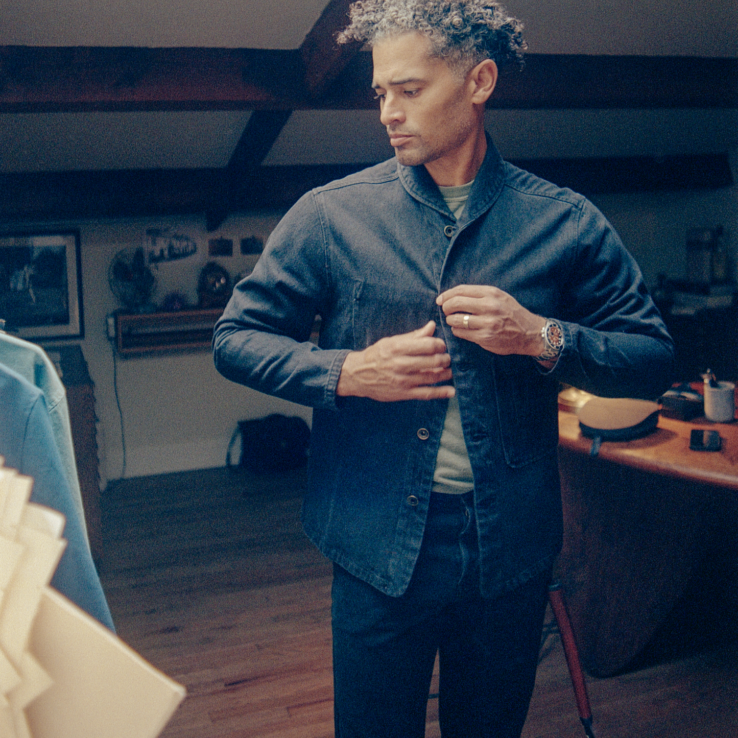 Shepherds Shirt in Primo Denim