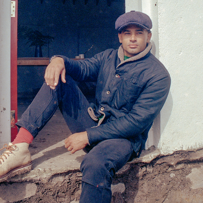 Imperfects Sherpa Shepherds Shirt in Waxed Canvas