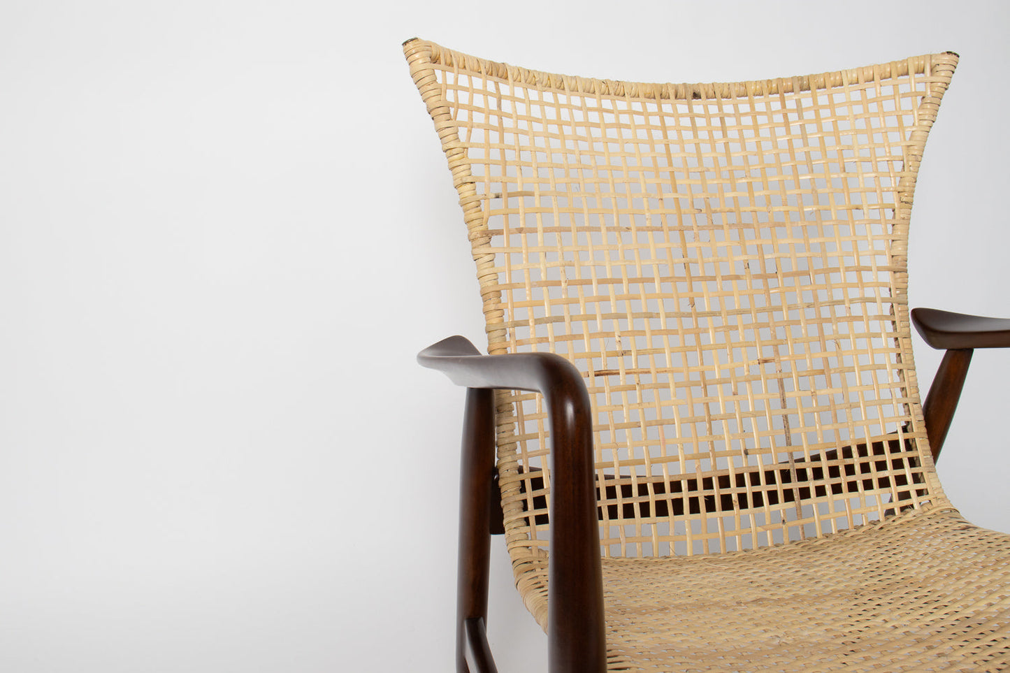 Kofod Larsen Lounge Chair in Cane