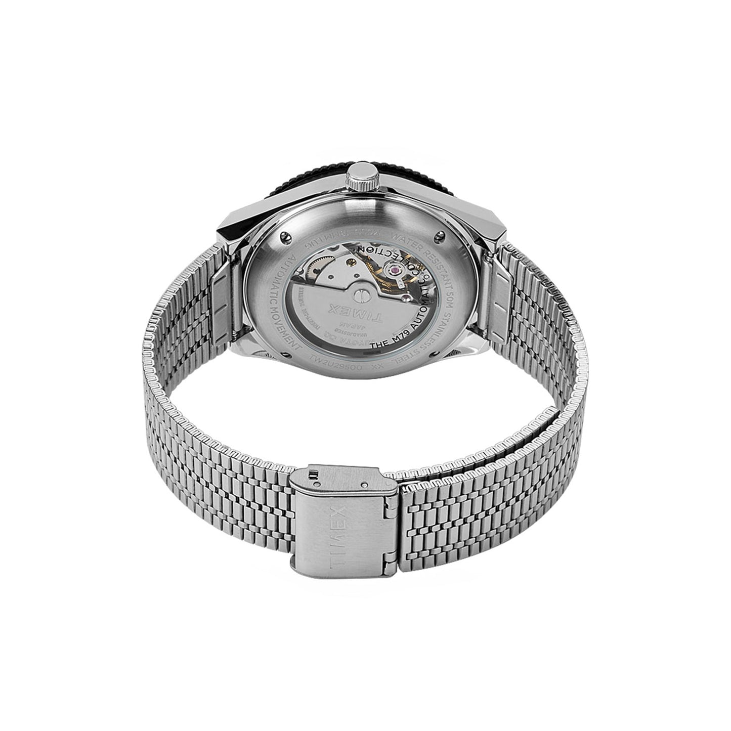 Timex M79 Black Bezel Automatic Watch