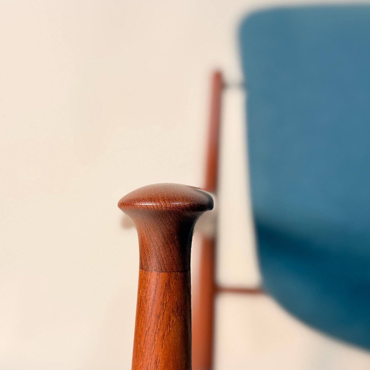 Finn Juhl Model 136 Lounge Chair for France & Son Circa 1950's