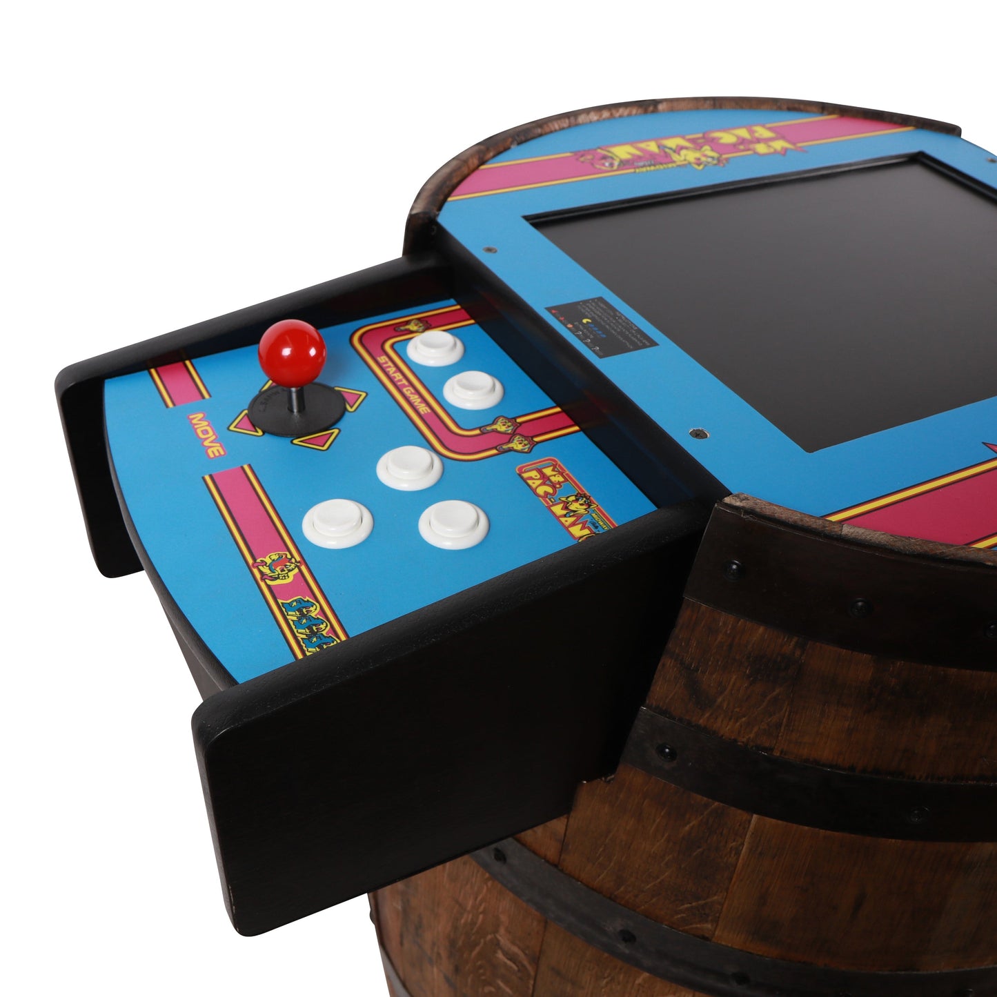 8-Bit Whiskey Barrel Arcade