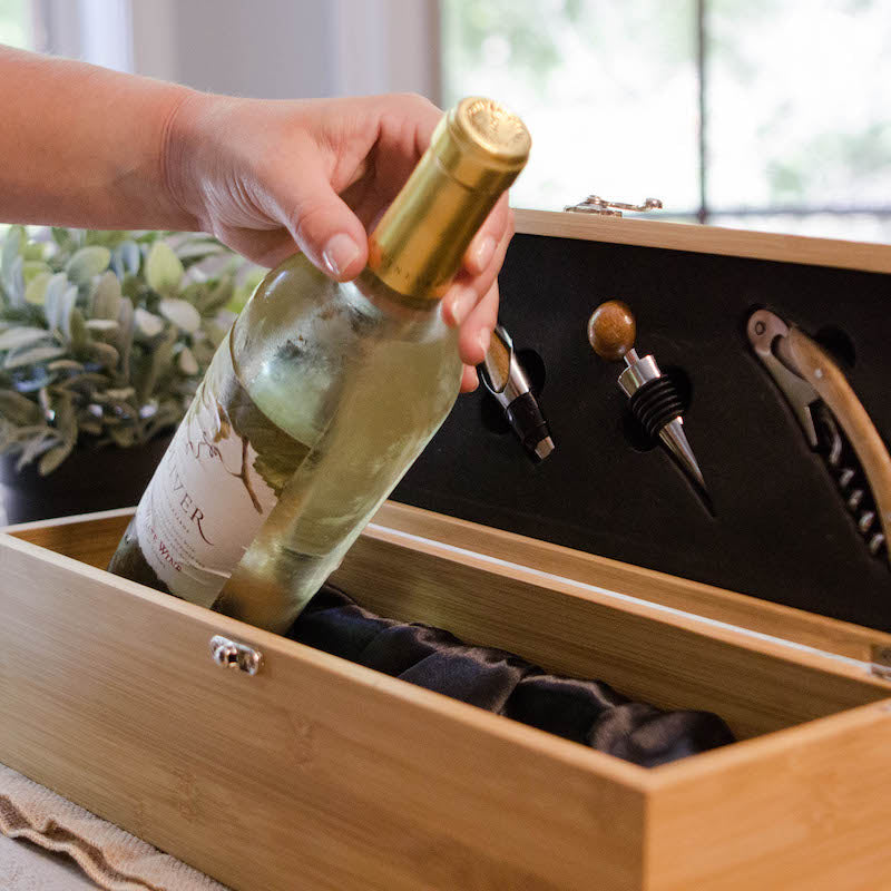 Bamboo Wine Gift Box Set