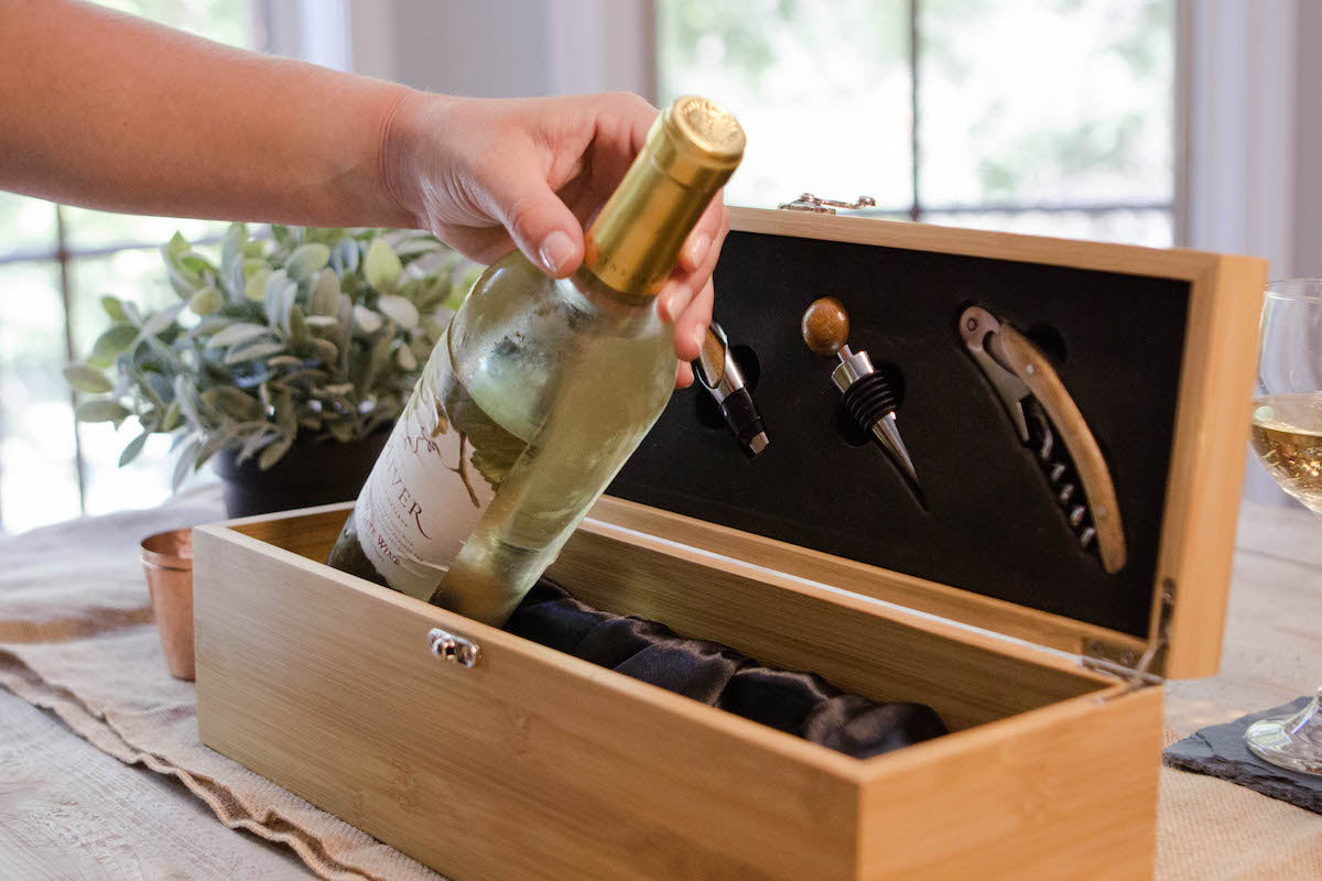 Bamboo Wine Gift Box Set