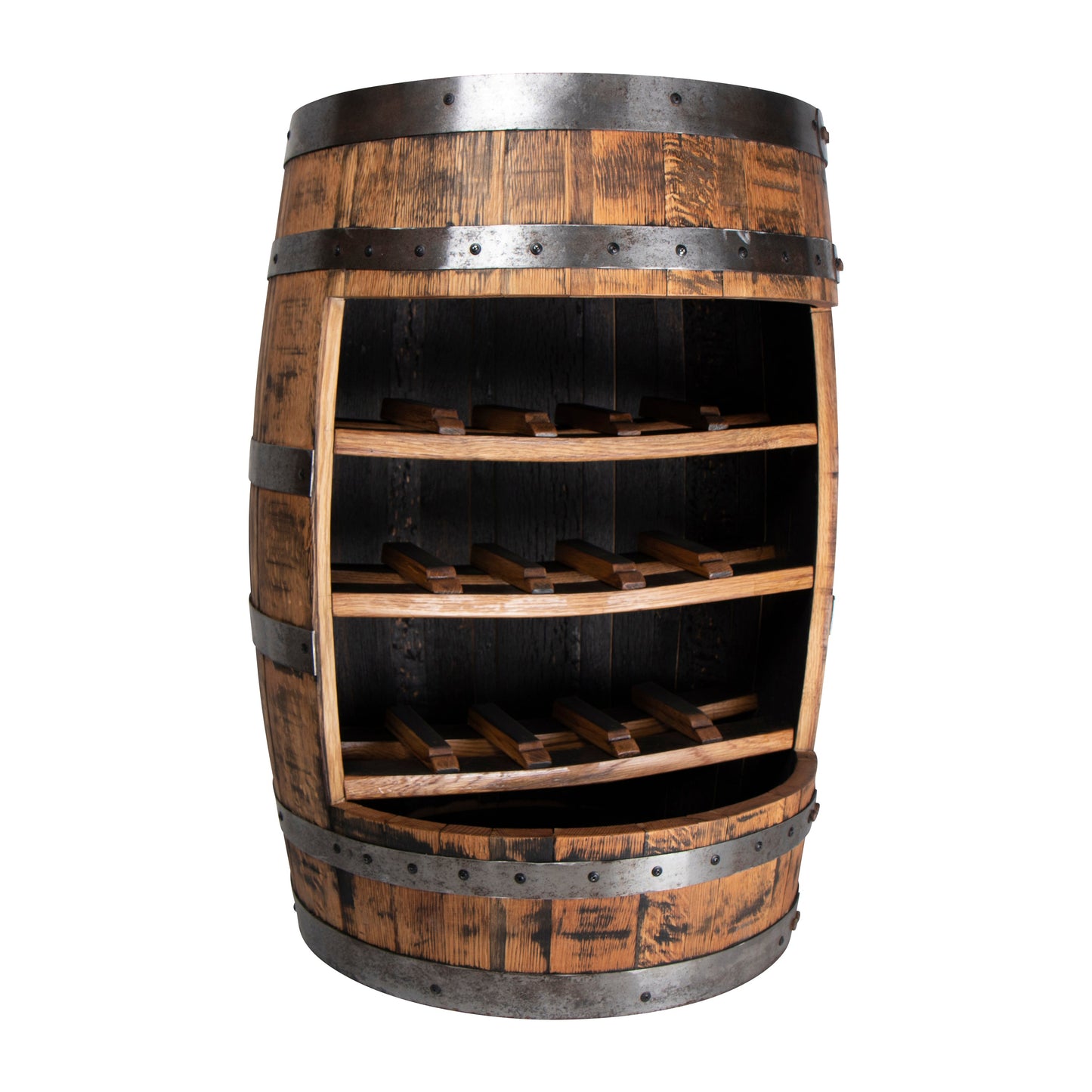 Whiskey Barrel Bar Cabinet