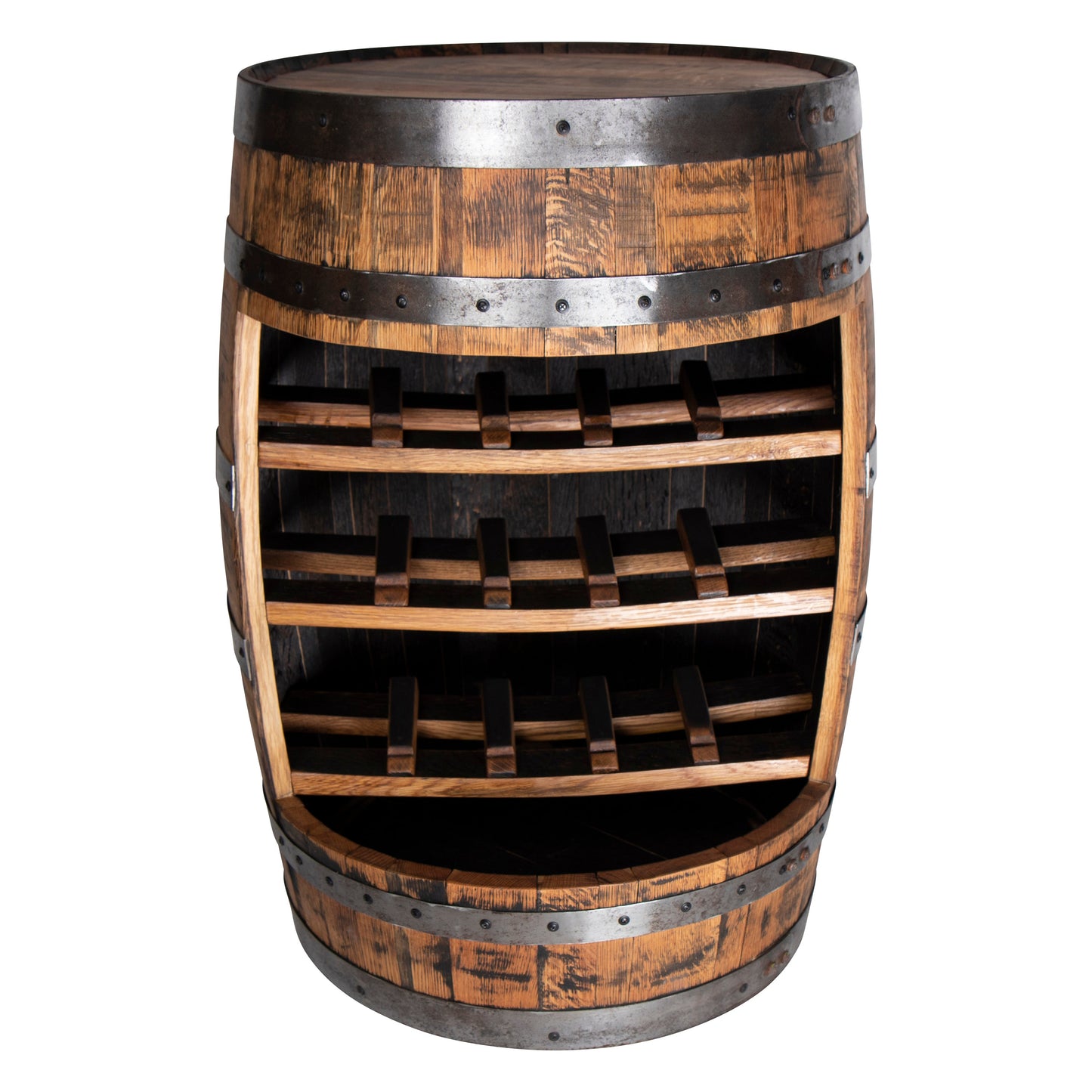 Whiskey Barrel Bar Cabinet