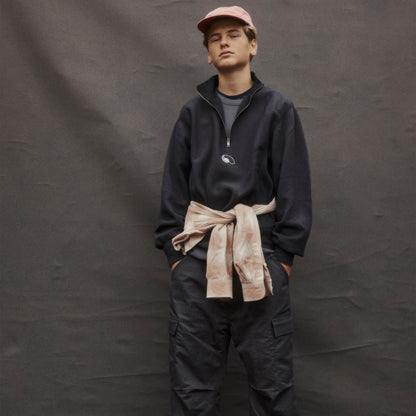 AARON LEVINE HALF ZIP SWEATSHIRT