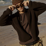 AARON LEVINE THERMAL LONGSLEEVE - BROWN