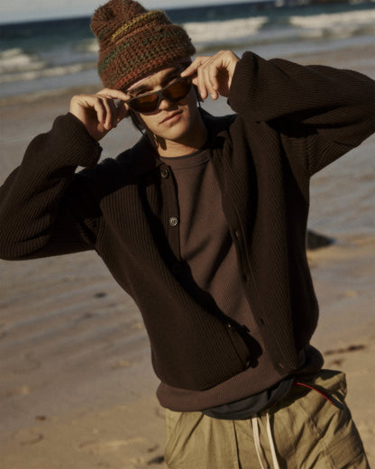 AARON LEVINE THERMAL LONGSLEEVE BROWN
