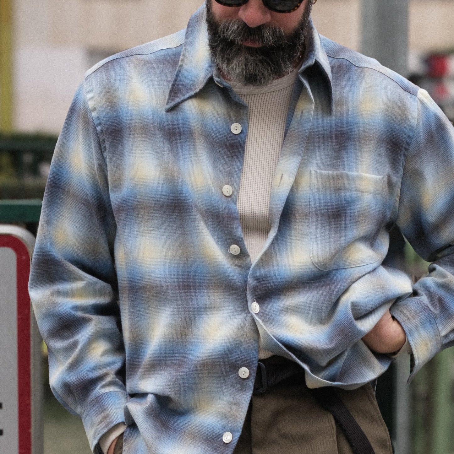 AARON LEVINE SHADOW FLANNEL
