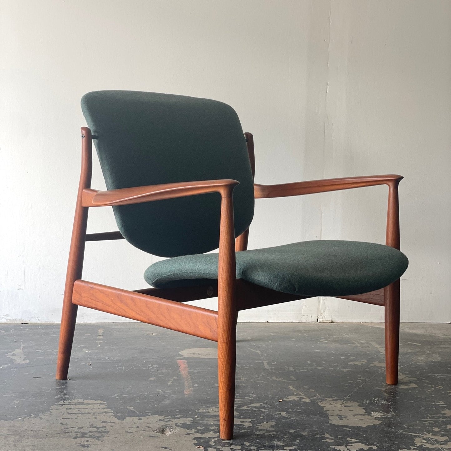 Finn Juhl Model 136 Lounge Chair for France & Son Circa 1950's