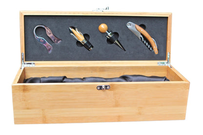 Bamboo Wine Gift Box Set