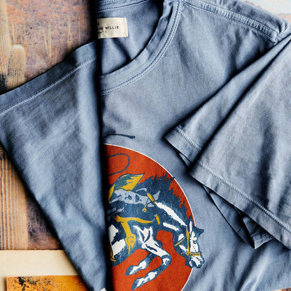 imogene + willie the "next time" tee in blue