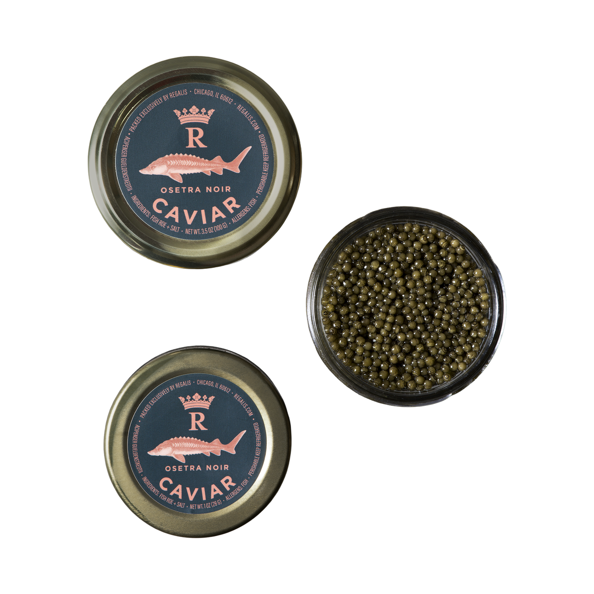 Regalis Osetra Noir Caviar