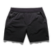 Ten Thousand Interval Shorts with Liner - Black