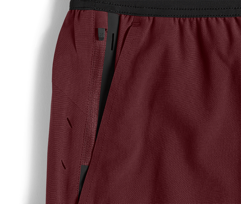 Ten Thousand Maroon Interval Shorts with Liner