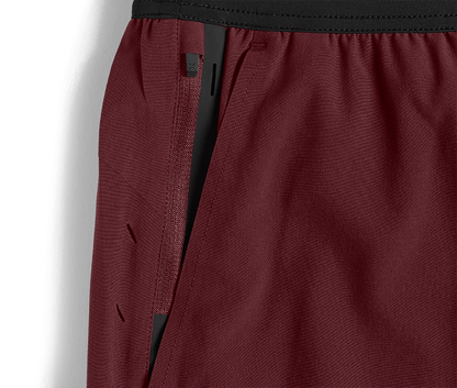 Ten Thousand Maroon Interval Shorts with Liner