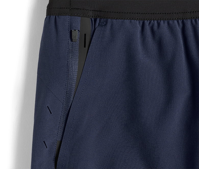 Ten Thousand Navy Interval Shorts with Liner