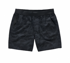 TANGRAM タングラム TS CAMO TURF SHORTS BLACK Black Camo Unisex Athletic Shorts — FREEDOMBOUND
