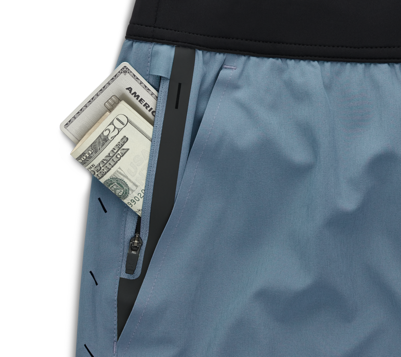 Ten Thousand Admiral Blue Interval Shorts with Liner