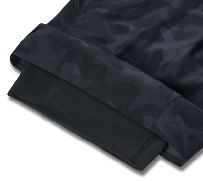 Ten Thousand Black Camo Interval Shorts with Liner