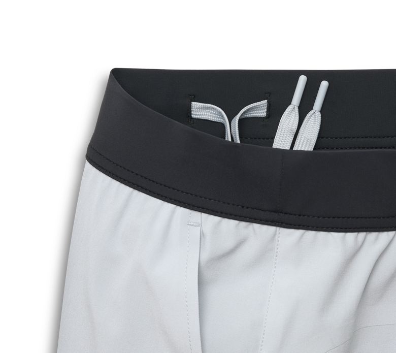 Ten Thousand Light Grey Interval Shorts with Liner