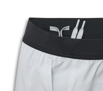 Ten Thousand Light Grey Interval Shorts with Liner