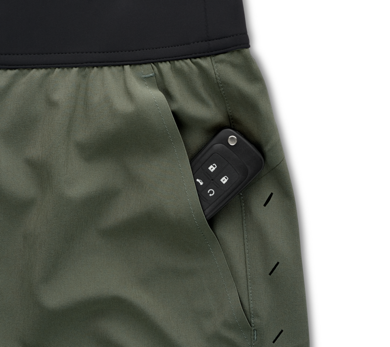 Ten Thousand Green Interval Shorts with Liner