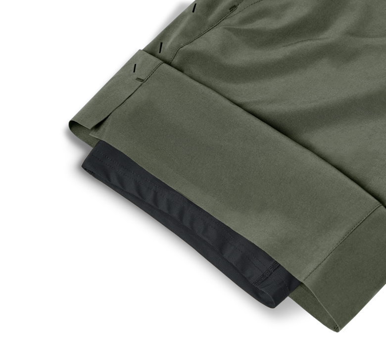 Ten Thousand Green Interval Shorts with Liner