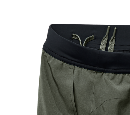 Ten Thousand Green Interval Shorts with Liner