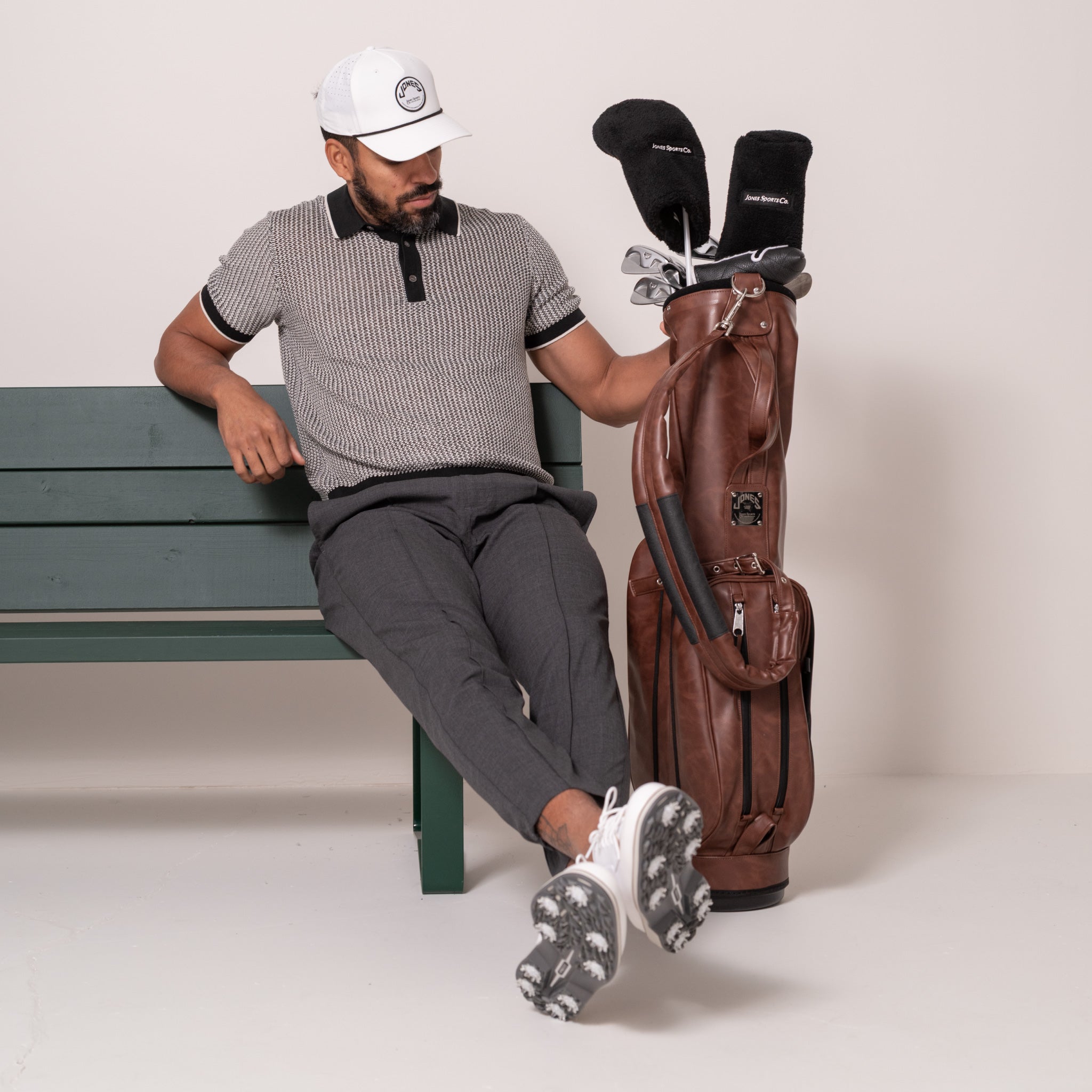 ゴルフバッグ・キャディバッグ Jones Clubhouse Duffle - Oxford/Kodiak Clubhouse Duffle - Oxford/Kodiak – Jones Golf Bags