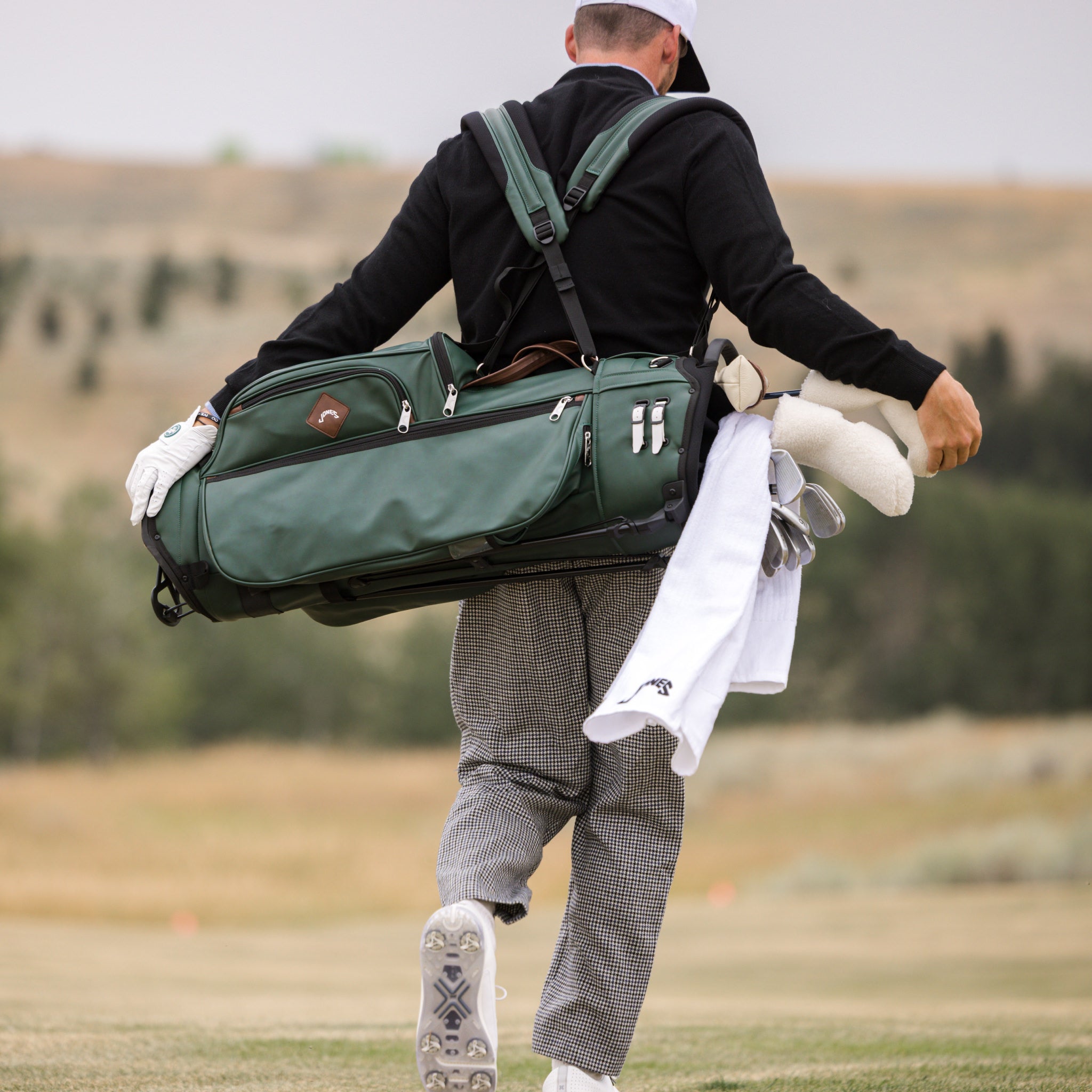 JONES×BEAMS GOLF Trouper（トゥルーパー）　グリーン Amazon.co.jp: [ビームスゴルフ] キャンパス・バッグ JONES 別注