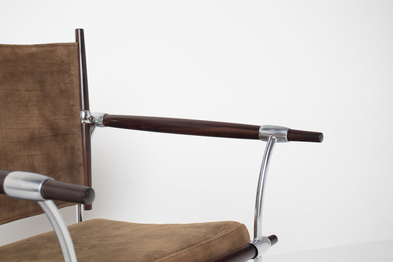 Stokke Rosewood & Suede Lounge Chair by Jens H. Quistgaard for Nissen Langaa
